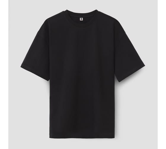 Футболка LoveMe Москва мужская, цвет черный, Силуэт оверсайз 52 (XL), 254223