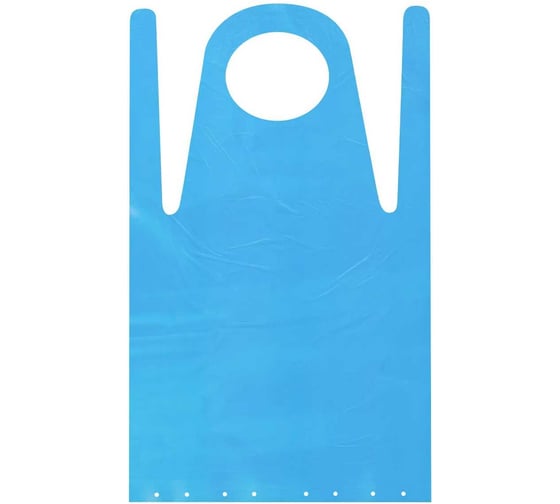 Фартук AVIORA 81x125 см голубой, сверхпрочный, 50 штук 402-949
