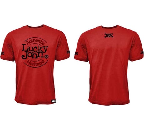 Футболка LUCKY JOHN красная 04 р.XL AM-157-04XL