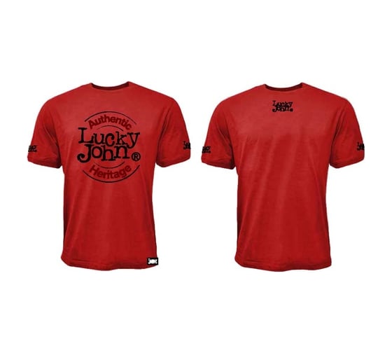 Футболка LUCKY JOHN красная 04 р.XL AM-157-04XL 1