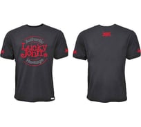 Футболка LUCKY JOHN серая 01 р.S AM-156-01S