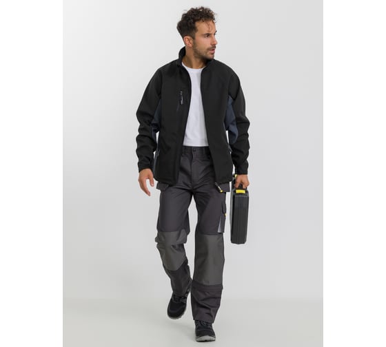 Куртка DOWELL Softshell чёрная, размер XXL D81550-XXL
