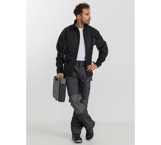 Куртка DOWELL Softshell чёрная, размер XXL D81550-XXL