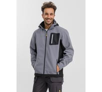 Куртка DOWELL Softshell серая с капюшоном, размер XXL D81480-XXL