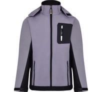 Куртка DOWELL Softshell серая с капюшоном, размер XL D81480-XL