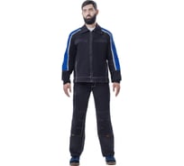 Костюм Факел Джет ткань Саржа 320 гр/м2 п/к, темно-синий/васильковый, размер 44-46, рост 170-176 87491542.001