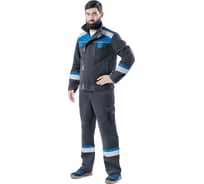 Костюм Факел Бостон ткань Саржа 320 гр/м2 п/к, темно-синий/васильковый, размер 44-46, рост 170-176 87491541.001