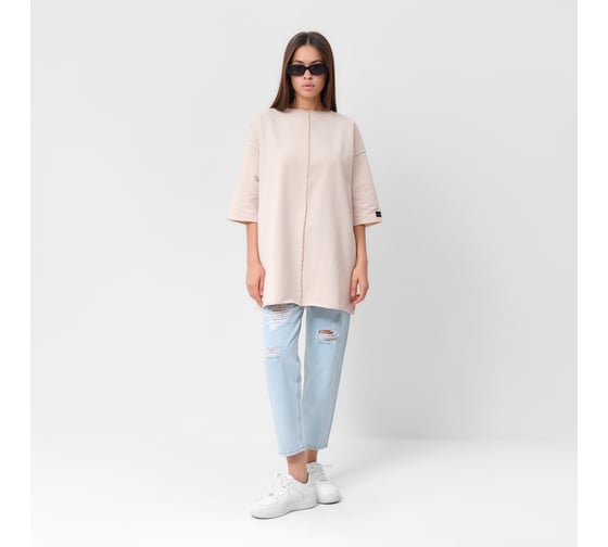 Футболка женская MIST Base, размер L-XL бежевый 9782598