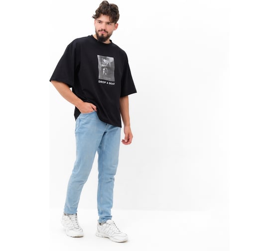 Футболка мужская KAFTAN "Drop", черный, р. 46 9877305