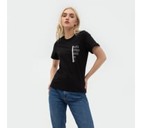 Футболка женская KAFTAN "Beautiful" чёрный, размер 40-42 4440930