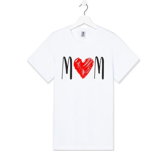 Футболка женская KAFTAN "Love mom" белый, размер 42 4495610