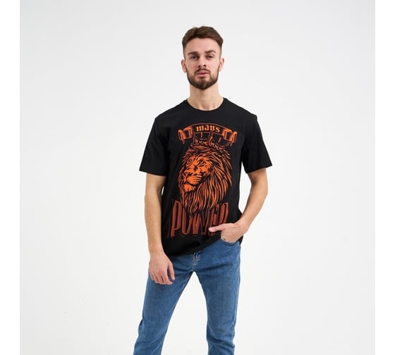 Футболка мужская KAFTAN "Power" черный, размер 48 7530623 1