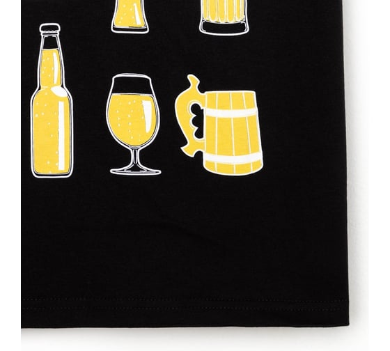 Футболка мужская KAFTAN "Love beer" черный, размер 48 7530663