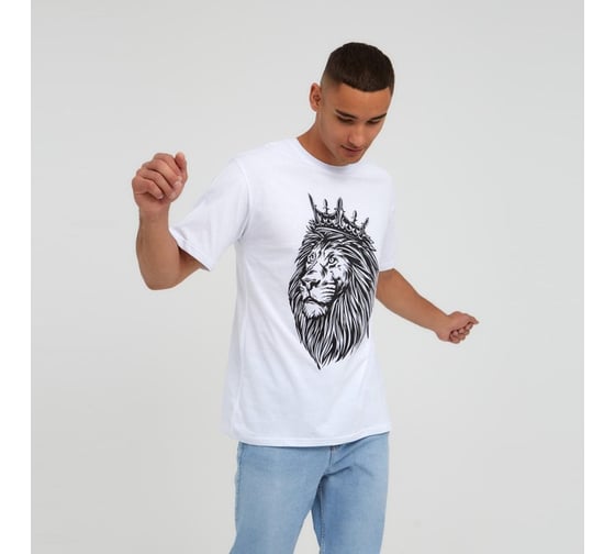 Футболка мужская KAFTAN "Лев" размер 56 7481363