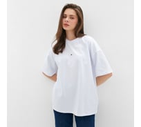 Футболка женская MINAKU Exclusive print цвет белый, размер 52 10309107