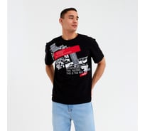 Футболка мужская MINAKU цвет черный, размер 56 7531514