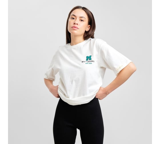 Футболка женская KAFTAN Old School размер  50, молочный 9559968