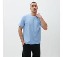 Мужская футболка MINAKU : Basic line MAN цвет голубой, р-р 54 10102724