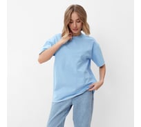 Женская футболка MINAKU цвет голубой, р-р 44 9685982