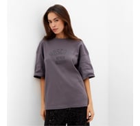 Женская футболка MIST Moscow р. S-M, серый 9941270