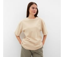 Женская футболка MIST Basic, бежевый, р. S-M 9718820
