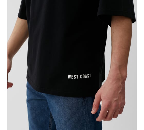 Мужская футболка MIST West, р. 50, черный 10071882