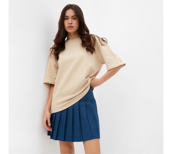 Женская футболка MIST Dramatic р. L-XL, бежевый 9941273