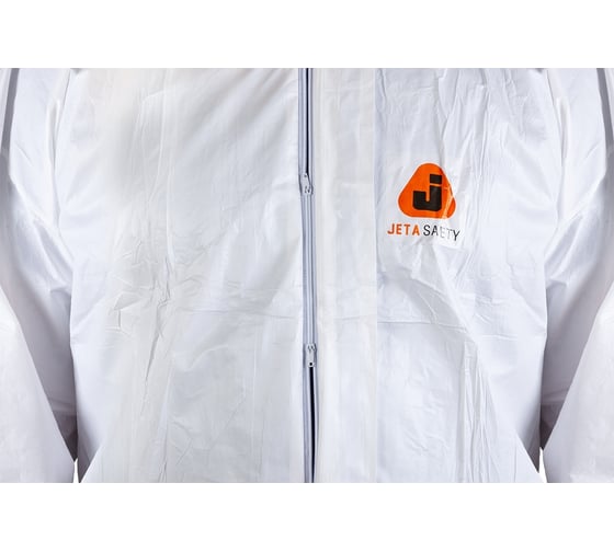 Комбинезон химзащиты Jeta Safety с дышащей вставкой на спине, плотн.65г/м², разм.XL/52-54 JPC-65-XL