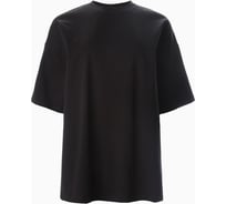 Футболка женская MINAKU Basic line, черный, р-р 52 9531629
