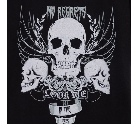 Футболка мужская KAFTAN Skull р. 54, черный 7481335