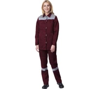 Женский костюм ФАКЕЛ Весна-2 СОП, бордовый/серый, р. 60-62, рост 170-176 87474765.013