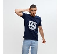 Мужская футболка MINAKU "Береза" цвет тёмно-синий, р-р 50 7452131