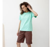 Женская футболка MINAKU Basic line цвет мятный, р-р 42 5532559