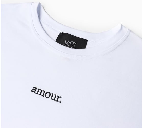 Женская футболка MIST Amour р. S-M, белый 9941262
