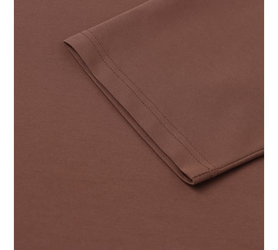 Однотонная женская футболка MINAKU One Most Brand цвет коричневый, р-р 42 10362238