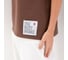 Однотонная женская футболка MINAKU One Most Brand цвет коричневый, р-р 42 10362238 8