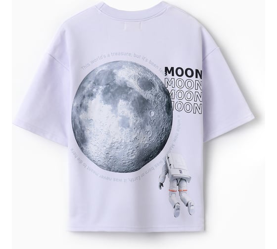 Женская футболка MIST Moon, белый, р.46 10545061