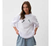 Женская футболка MIST Moon, белый, р.48 10545062