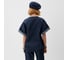 Женская футболка MINAKU оверсайз : Jeans Collection цвет синий, р-р 46 9882503 5