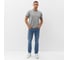Мужской джемпер MINAKU короткий рукав : Knitwear collection цвет серый меланж, р-р 48 9940933 3