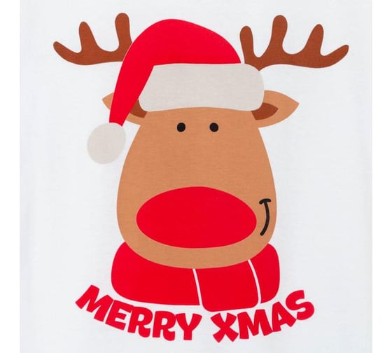 Женская футболка KAFTAN "Merry Xmas" р. 40-42 7091282
