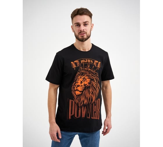 Мужская футболка KAFTAN "Power", черный, р. 54 7530626