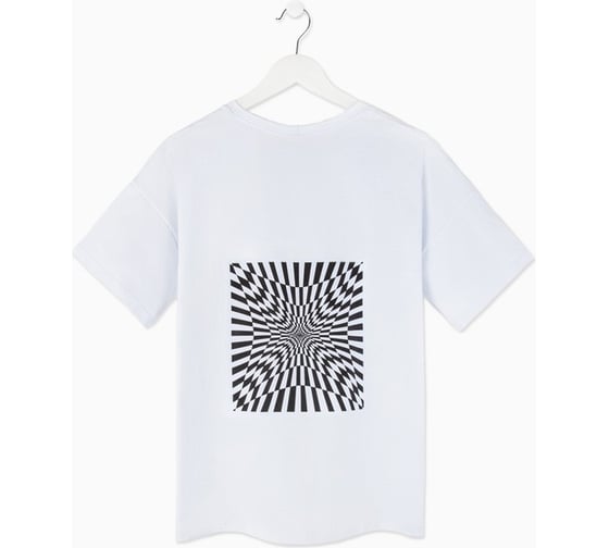 Женская футболка MINAKU "Abstraction" цвет белый, р-р 48 7627340