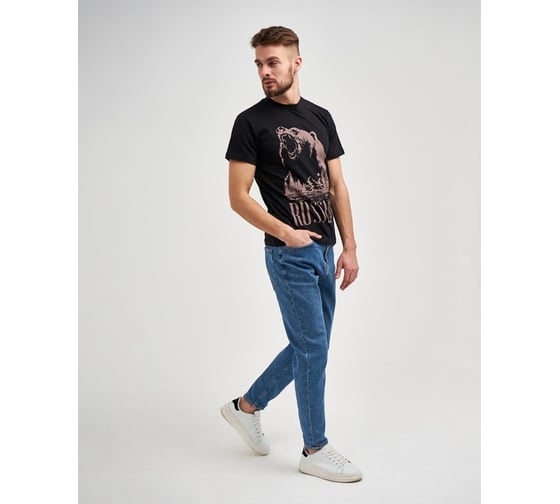 Мужская футболка KAFTAN "Медведь" р. 48, черный 9269814