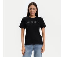 Футболка женская KAFTAN "Честность" черный, размер 40-42, 3639619