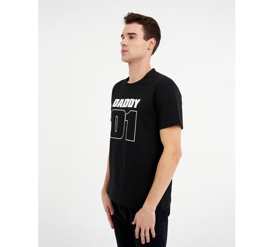 Футболка мужская KAFTAN "Sport Family" чёрный, размер 52 4495600