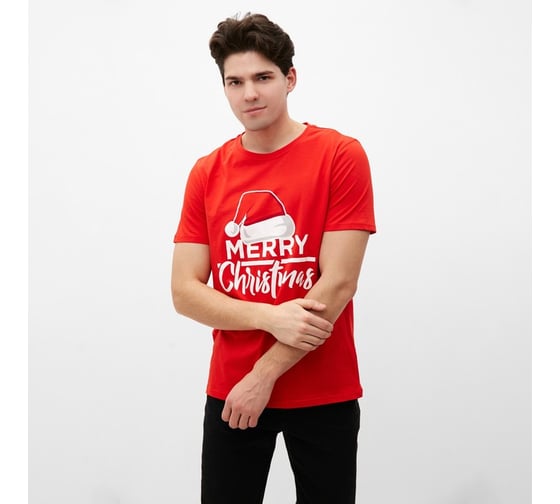 Футболка мужская KAFTAN "Merry Christmas" размер 50 4984373