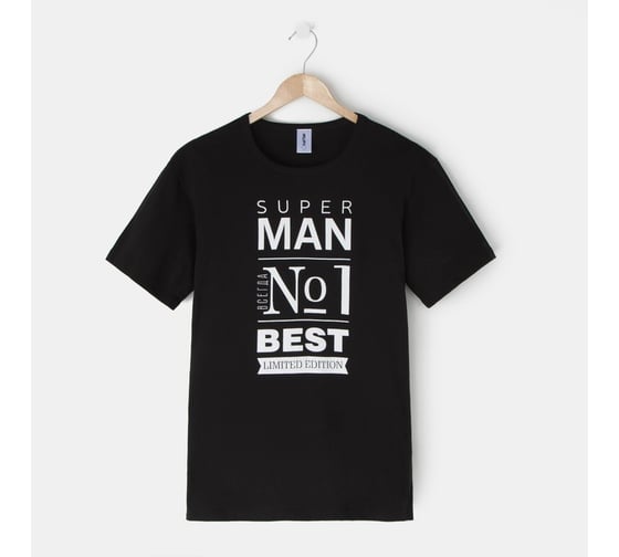 Футболка мужская KAFTAN "Man" чёрный, размер 56 4495737