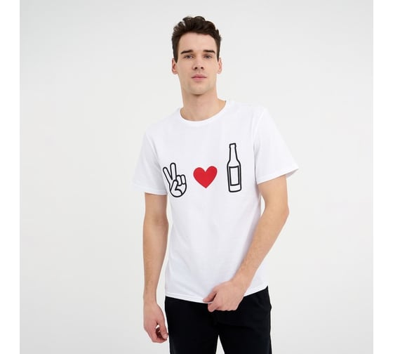 Футболка мужская KAFTAN "Love beer" размер 54 5225857