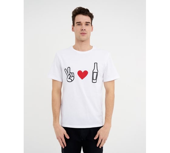 Футболка мужская KAFTAN "Love beer" размер 52 5225856